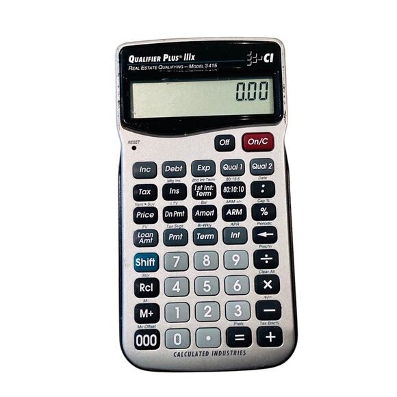 Calculated Industries 3415 Qualifier Plus IIIx Advanced Real Estate Calculator - Picture 2 of 4